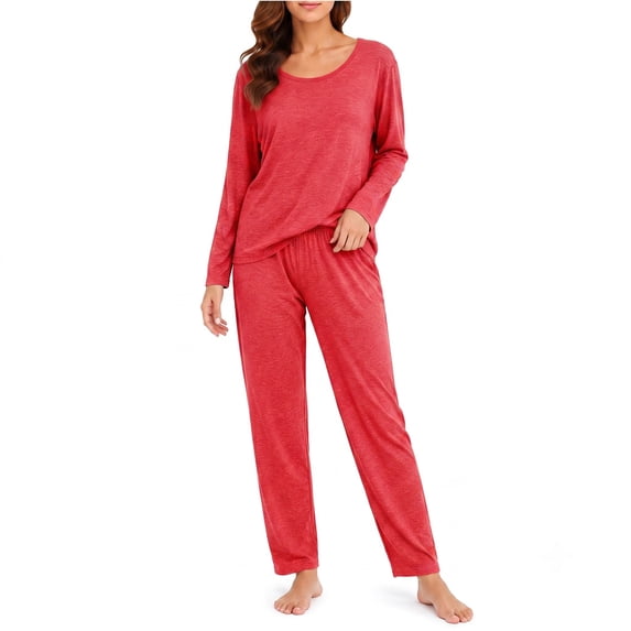 CAZOFW Plus Size Thermal Underwear for Women,Soft Warm Base Layer Set Long Sleeve Top and Pants Winter Long Johns