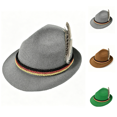 thumbnail image 1 of CAZOFW Traditional Bavarian Hat, Oktoberfest Costume Hat for Themed Events, 1 of 8
