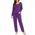 thumbnail image 1 of CAZOFW Women's Thermal Underwear,Soft Warm Base Layer Set Long Sleeve Top and Pants Winter Long Johns, 1 of 8