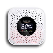 CAZONER Natural Gas Detector & Propane Detector, 10-Year Lifespan, Gas Leak Sensor for LPG, LNG, Home Kitchen RV Methane & Propane Alarm, LCD Screen