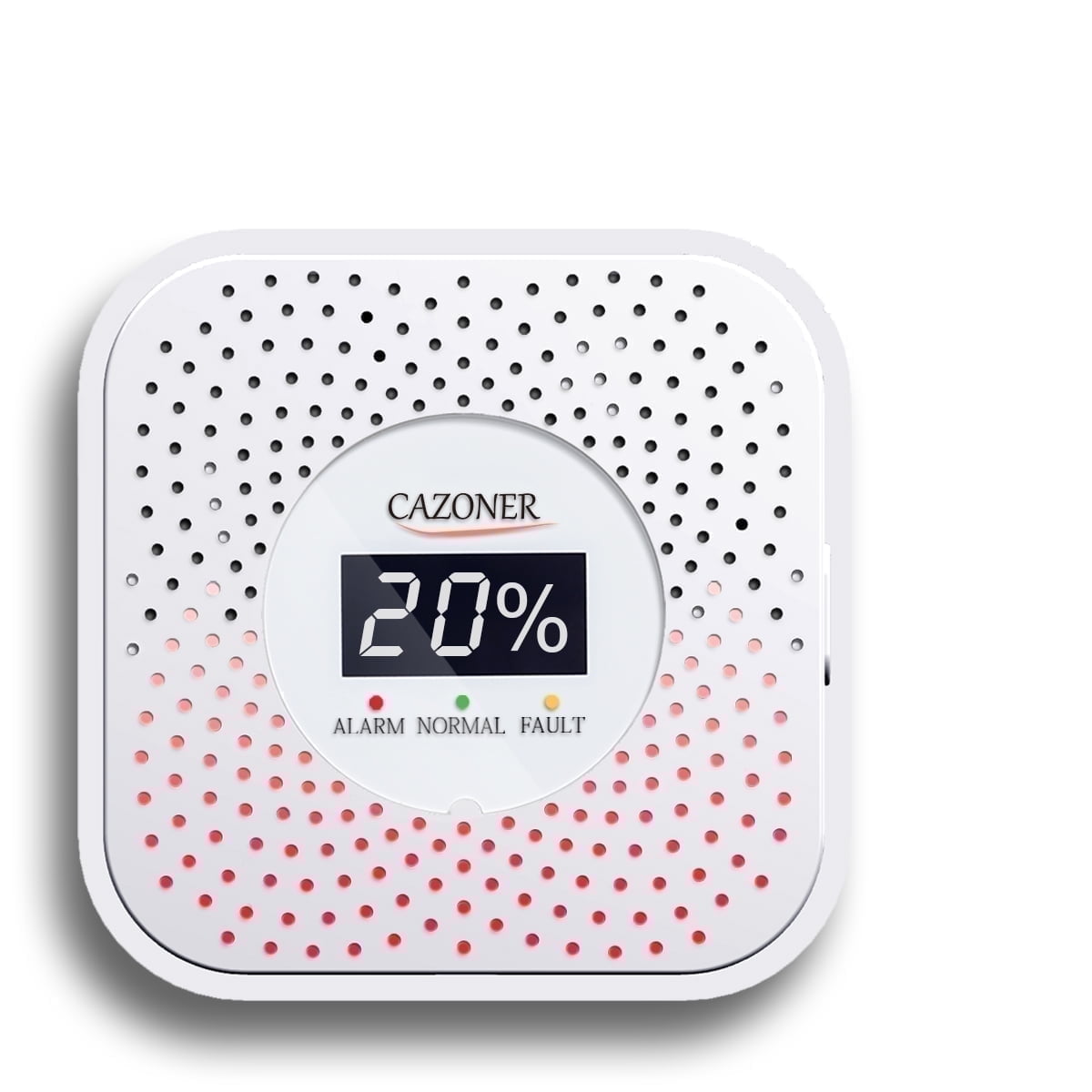 CAZONER Natural Gas Detector with 10-Year Lifespan for RV \u0026 Home, Methane \u0026 Propane Alarm, Digital LCD Display