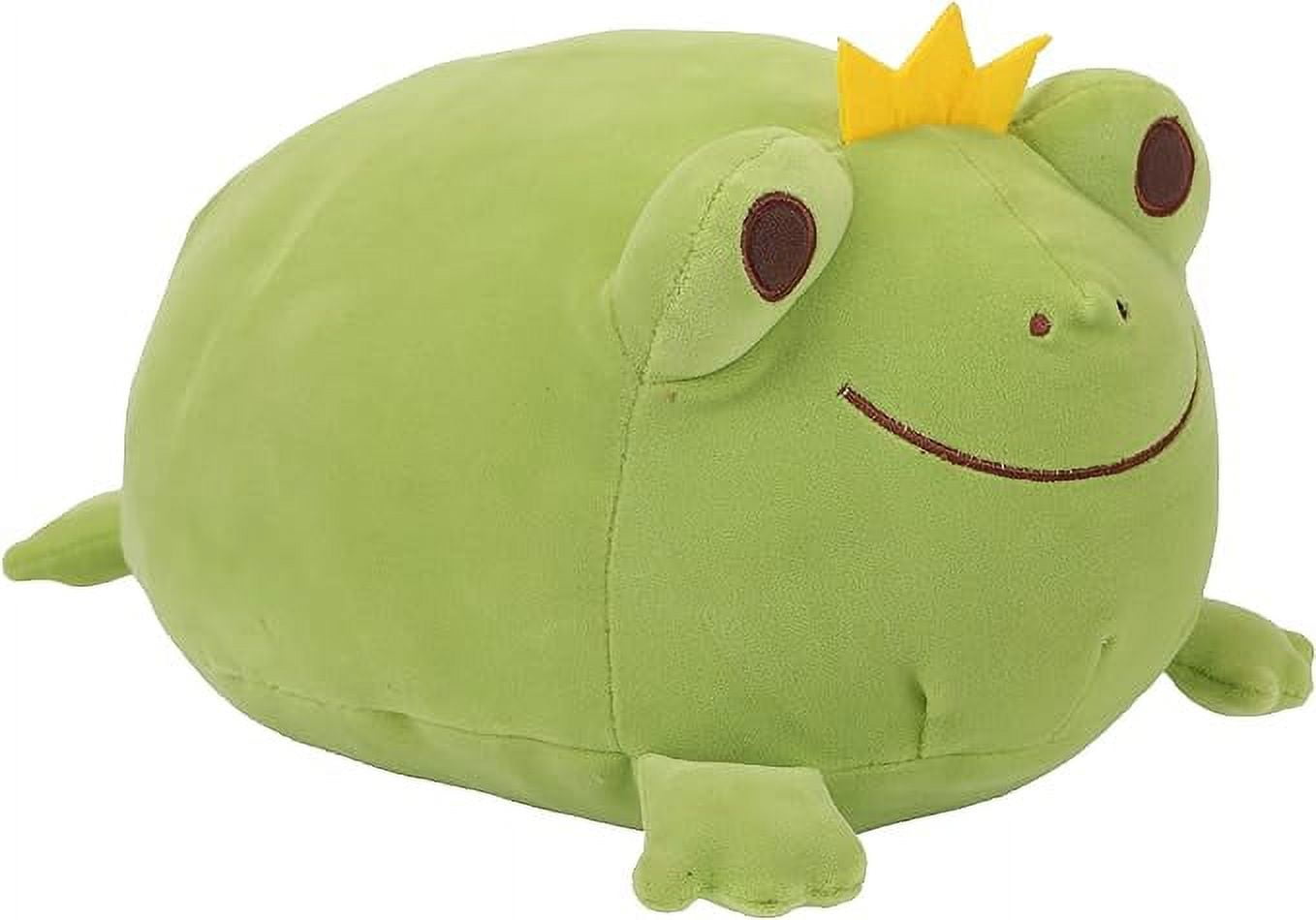 CAZOYEE Super Soft Frog Plush Stuffed Animal, Cute Frog Snuggly