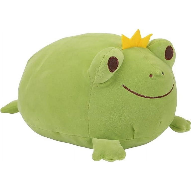 CAZOYEE Super Soft Frog Plush Stuffed Animal, Cute Frog Snuggly