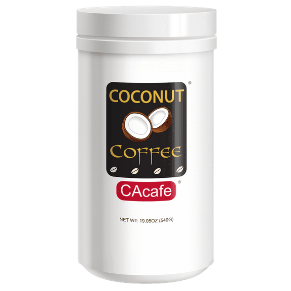 CAcafe Coconut Instant Coffee, Medium Roast, 19.05 Oz