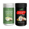 thumbnail image 1 of CAcafe Coconut Matcha and Weight Management Tea Variety 2-Pack, 1 of 8