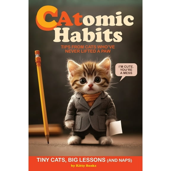 CAtomic Habits: Atomic Habits, Big Results (But Mostly Cute Kitties Photos) Gift for Cat Lovers, (Paperback)