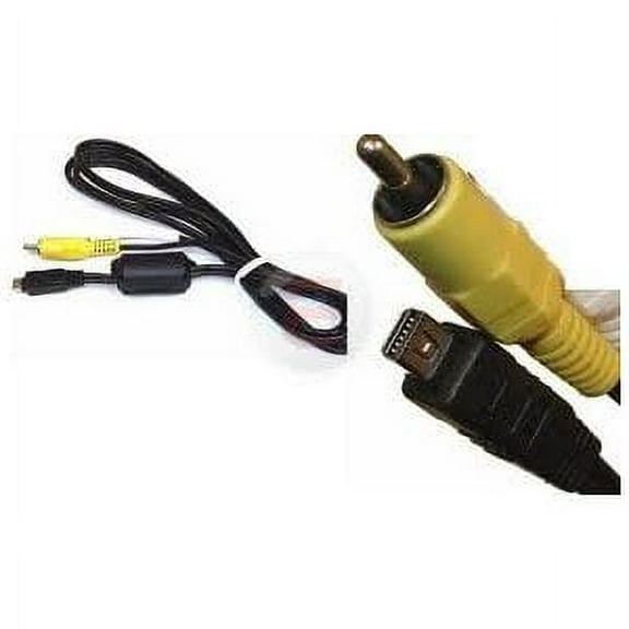 CB-AVC5 CB-VC5 AV RCA Cable Cord for Select Olympus Digital Cameras (Compatible Models Listed in the Description Below)