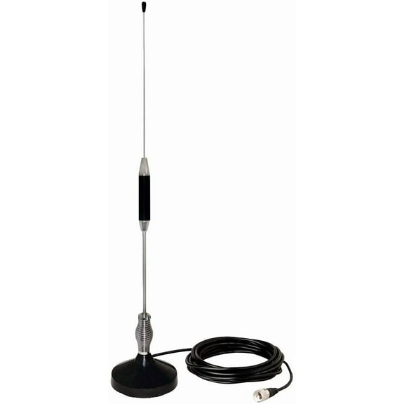 CB Antenna 28 inch 27 Mhz CB Antenna Full Kit with Heavy Duty Magnet Mount Mobile/Car Antenna Compatible with President Midland Cobra Uniden Anytone by LUITON