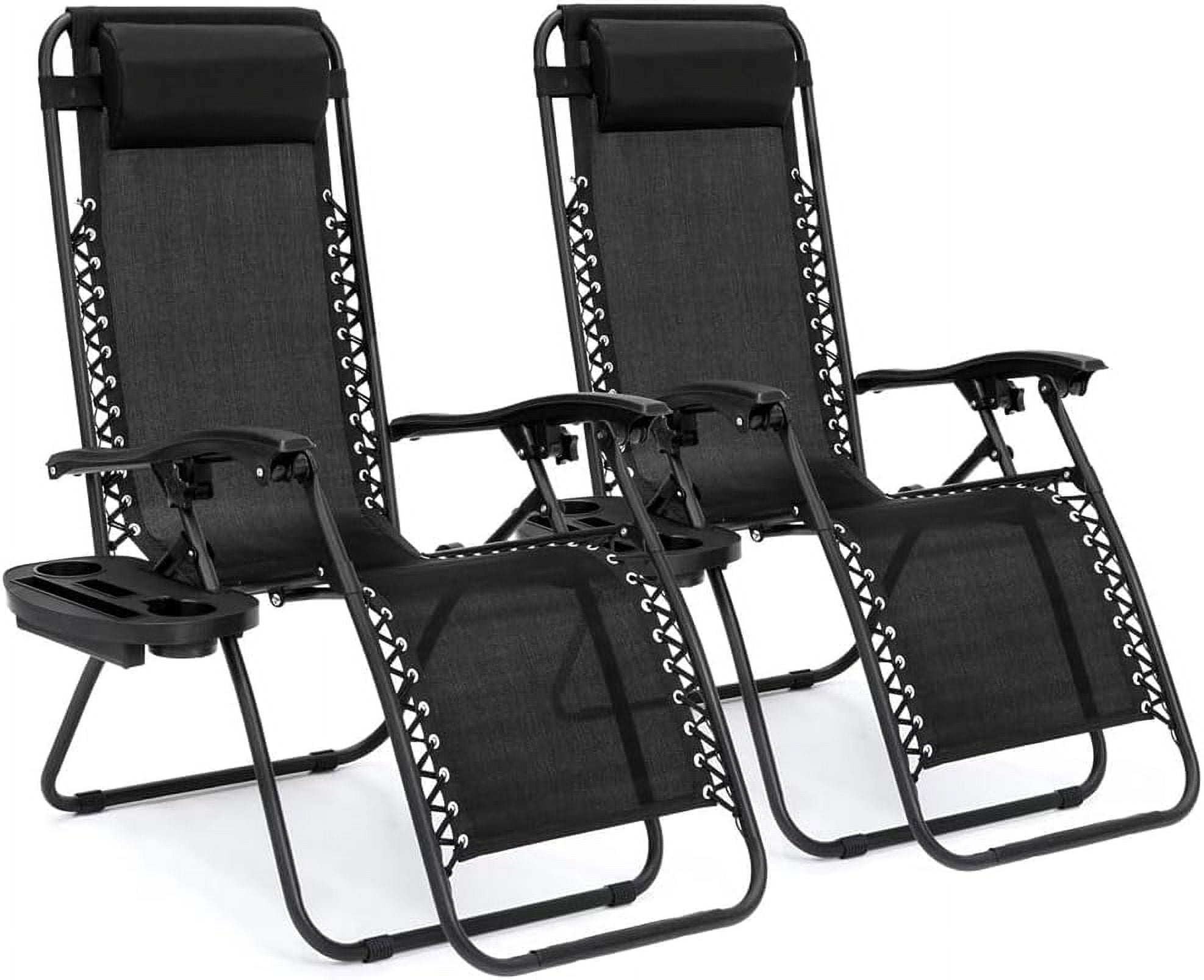 2-Pack Zero Gravity Lounge Chairs