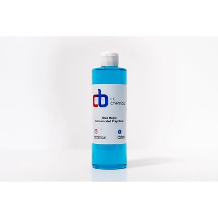 CB Chemical Blue Magic Concentrated Prep Car Soap - Deep Surface Cleaning Car Wash Soap - Safe For Cars, Trucks, Motorcycles, RVS, and More - 16 Fl Oz