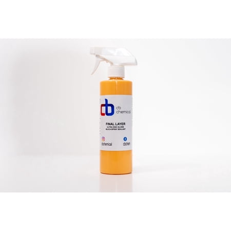 CB Chemical Final Layer Ultra High Gloss Silica Spray Sealant - Shine Protectant and Restorer of Plastic, Open Flames for Cars, Trucks, SUVS, Motorcycles, RVS & More - 16 Fl Oz