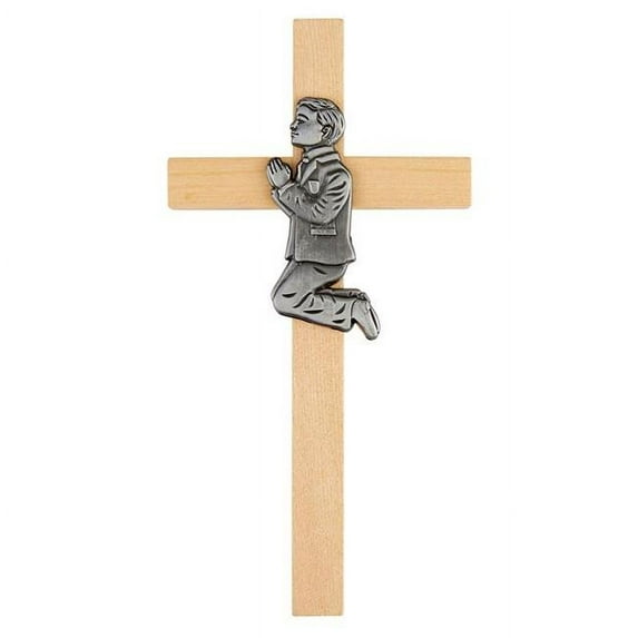 CB Church Supplies 248388 6 in. First Communion Boy Wall Cross