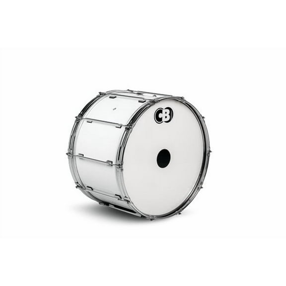 CB Drums Tournament Series 24 Marching Bass Drum 10 Lug w/ Strap & Mallet