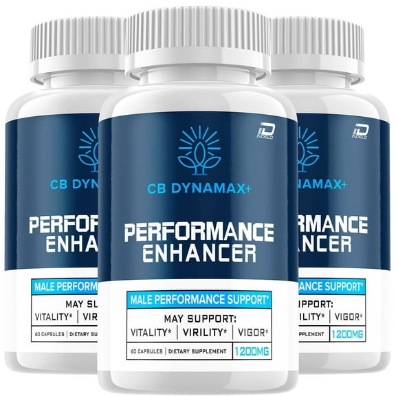 CB Dynamax for Men Dietary Supplement, CB Dyna max Male Formula Pills, 3 Pack, 180 Capsules