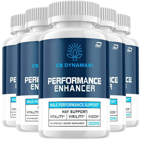 CB Dynamax for Men Dietary Supplement, CB Dyna max Male Formula Pills, 5 Pack, 300 Capsules