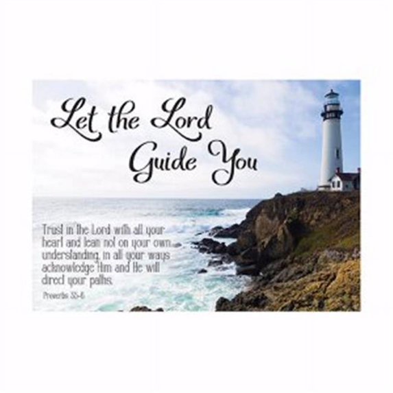 CB Gift 154462 6 x 4.25 in. Postcard Let the Lord Guide You - Pack of 6
