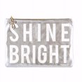 thumbnail image 1 of CB Gift 172223 Shine Bright Metallic Pouches - Platinum, 1 of 2