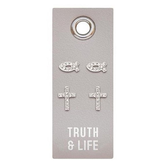 CB Gift 205218 Truth & Life Earrings, Set of 2