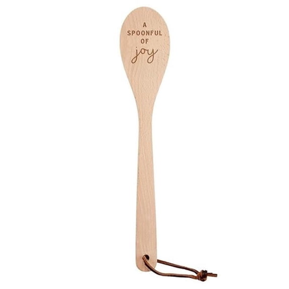 Creative Brands Faithworks-Baking Essentials Beechwood Kitchen, 12-Inch, Spoonful of Joy