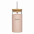 thumbnail image 1 of CB Gift 31322X 7 in. Holds 18 oz Fearless Glass Water Bottle with Silicone Sleeve Bamboo Lid, 1 of 1