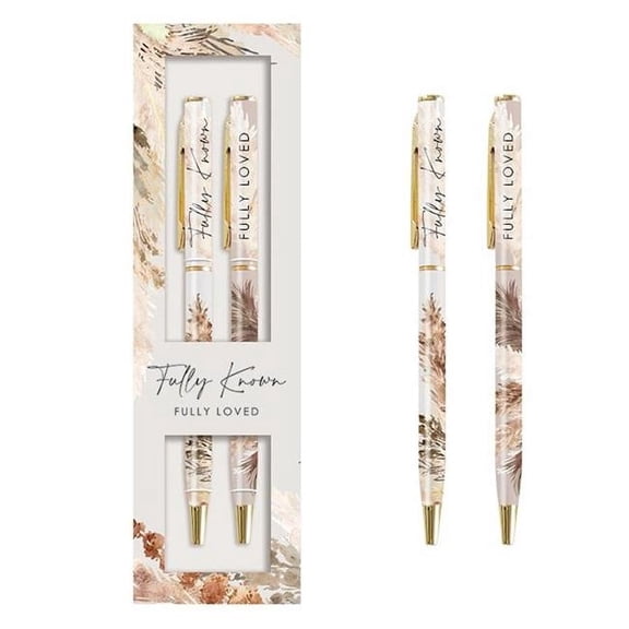 CB Gift 407508 Fully Known Fully Loved Pen Set - Set of 2