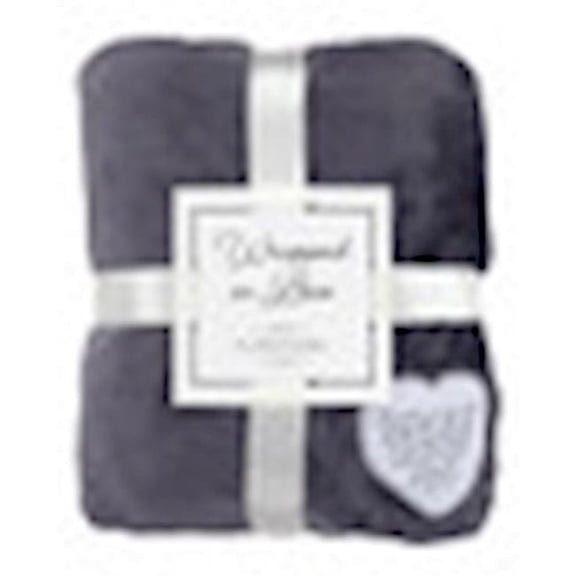 CB Gift 630636 He Will Cover You Psalm 91-4 Blanket - Gray