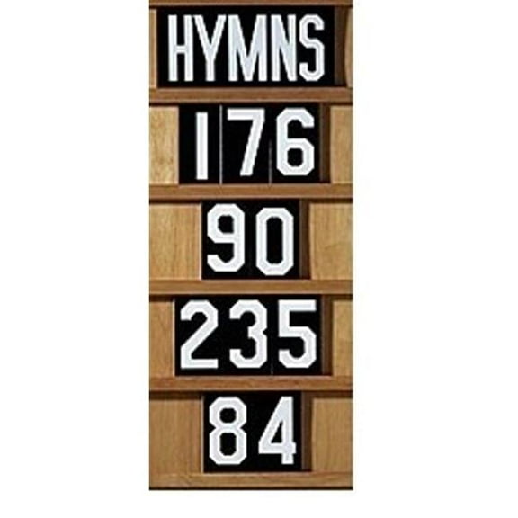 CB Gift 80938 Hymn Numerals - 5 Sets for ES773HB - Numerals for Speedy 076276