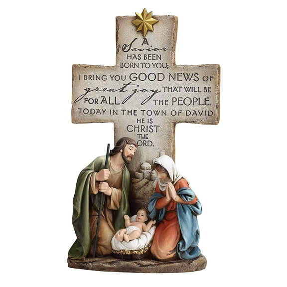 CB Gift A Savior Is Born Holy Family Figurine, 12"