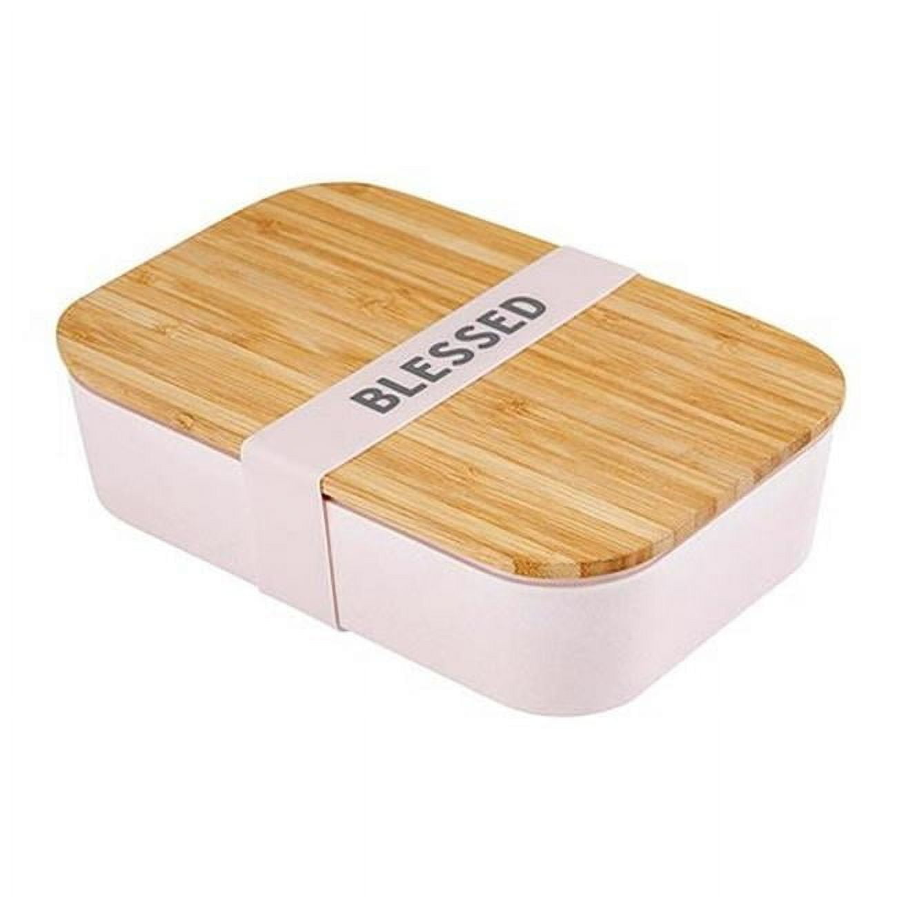 CB Gift  Lunch Box - Blessed - Bamboo with Silicone Sleeve