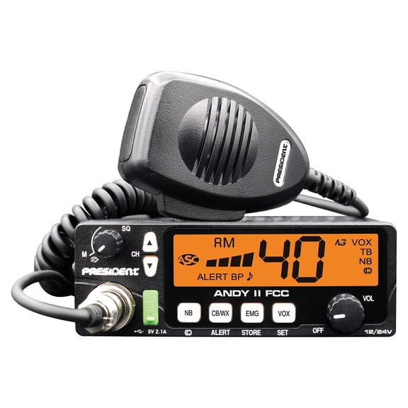 Group President Electronics TXUS076 ANDY II FCC CB Radio