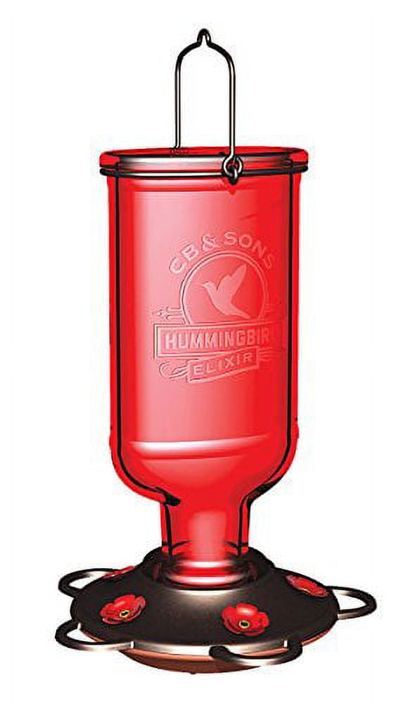 CB & Sons Humming Bird Elixir Feeder Attracts Hummingbirds All Season