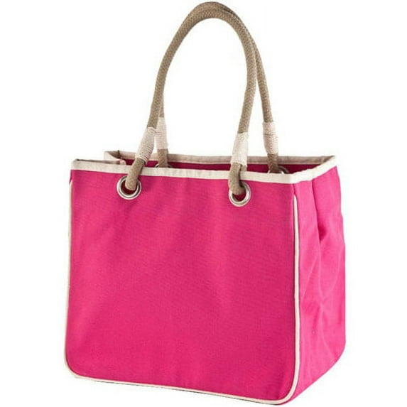 CB Station 5096 Rope Tote Bag, Hot Pink
