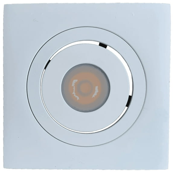 CB06 Dimmable Recessed Square Cast Aluminum LED Puck Light Cabinet Downlighting