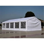 CONVENIENCE BOUTIQUE CB15725 16 x 32 ft. Outdoor Gazebo Carport Tent, White