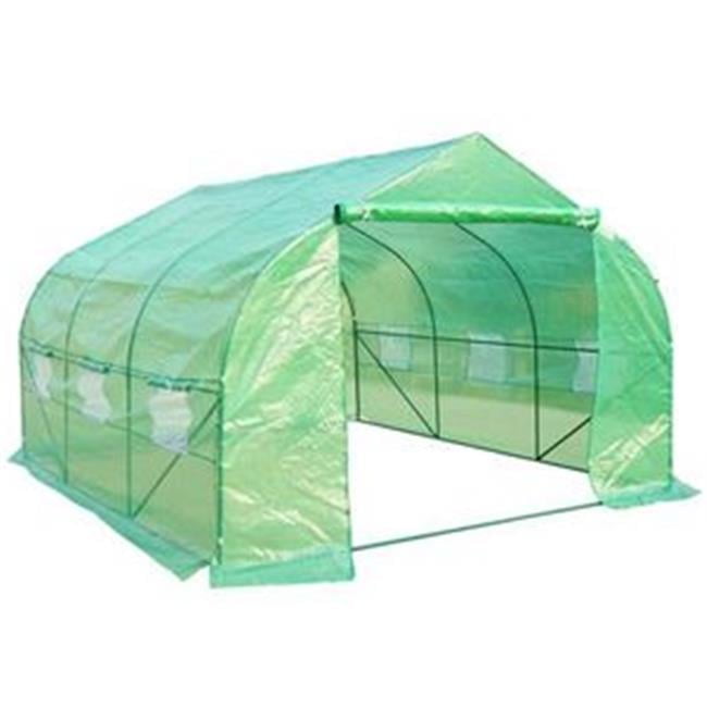CB16255 Portable Garden Walk-in Steeple Greenhouse - 12 x 10 x 7 ft.