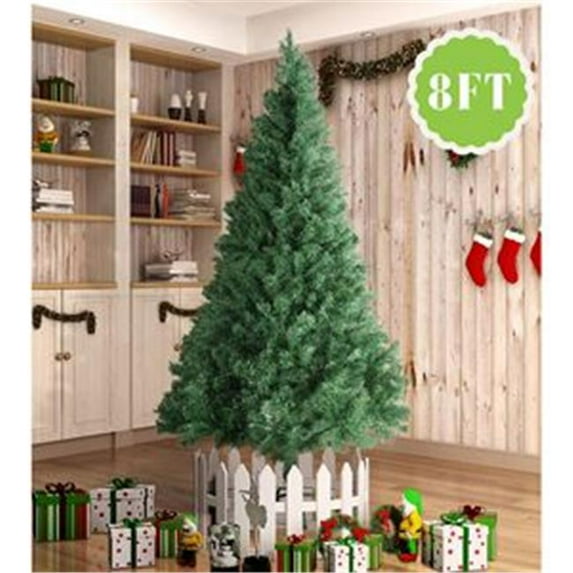 CB19847 8 in. Artificial Christmas Tree with Metal Stand