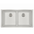 thumbnail image 1 of CB20279 AstraGranite Kitchen Undermount Sink Double Equal Bowl Low Divide - White, 1 of 3