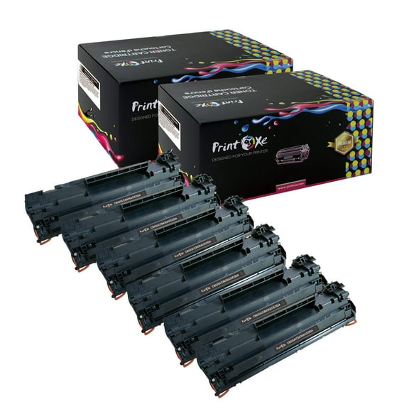 CB435A / CB436A / CE285A Compatible 6 Toners 85A  35A High Yield of 2,000 Pages Per Cartridge for HP  Canon P1002 M1120 Series  LBP3050 LBP3150 LBP3010 LBP3108 LBP3250 LBP6018 LBP6000 LBP6020