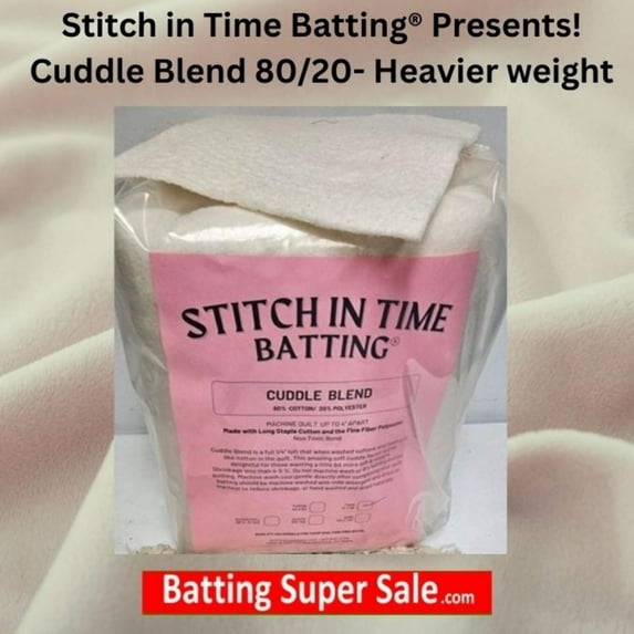 CB96 Cuddle Blend 80/20 Batting (Package, Queen 96 in x 108 in) shipping included*