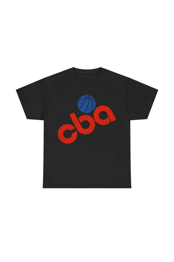 CBA Basketball League Red Logo Nostalgic Retro Hoops History Unisex T-Shirt, up to size 5XL
