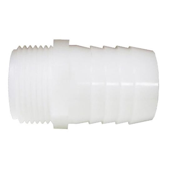 CBA3438BG1 0.38 x 0.75 White Nylon Insert Adapter - pack of 5