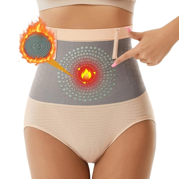 CBASIHI Womens Tummy Control Shapewear Panties- Comfortable Seamless Butt Lifting High Waist Body Shaper Slimming Briefs Khaki Size L