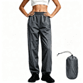 thumbnail image 1 of CBASIHI Womens Waterproof Hiking Pants with Zipper Pockets- Packable Camping Cycling Athletic Casual Stuff Sack Elastic Waist Wide Leg Pants Dark Gray Size 2XL, 1 of 8
