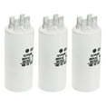 thumbnail image 1 of CBB60 12uF Running Capacitor,3pack AC250V 4 pins 50/60Hz Cylinder 1.25 x  2.73inch, 1 of 5