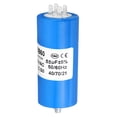 thumbnail image 1 of CBB60 55uf Running Capacitor,1Pcs AC 250V 4Pins 50/60Hz Cylinder Bottom with Screw 106 x 50mm, 1 of 5