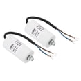 thumbnail image 1 of CBB60 8uf Running Capacitor,2Pcs AC 450V U Terminal Wires 50/60Hz with M8 Screw for Washing Machine, 1 of 5