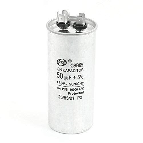 CBB65 50UF 450VAC Metallized Polypropylene Film Non-Polar Motor Capacitor