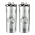 thumbnail image 1 of CBB65 80uf Run Capacitor, 80mfd 2pack AC 450V Aluminum Case Motor Start Capacitor, 1 of 5