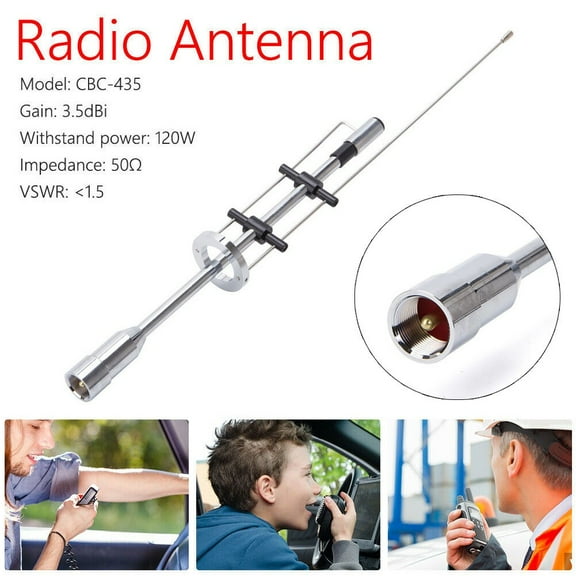 CBC-435 UHF VHF Dual Band Antenna 145MHz 435MHz for Mobile Radio PL-259