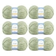 thumbnail image 1 of CBC Cozy Bear Gauge 5 Bulky Yarn - 6 Pack (7 oz / 200 g, 240 yards Each Skein), Sage, Chenille Yarn for Crocheting, Knitting, and Amigurumi, 1 of 9
